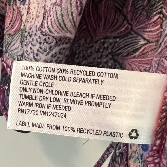 Women’s Coral Reef scallop edge wrap top- Kika Vargas x Target - purple -m - Picture 9 of 9